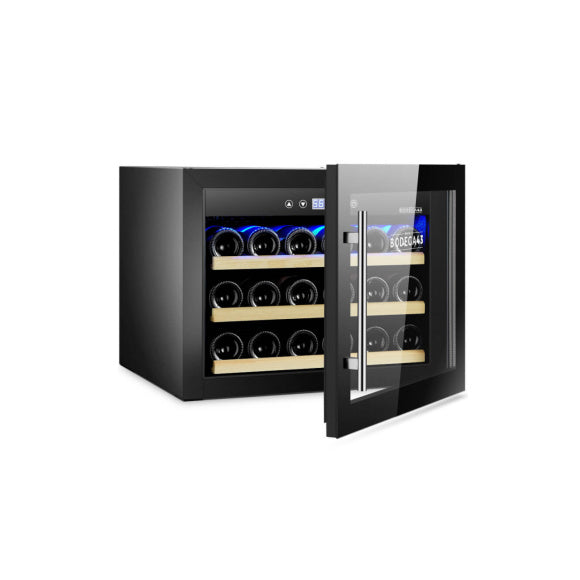 Bodega43-18C Wine Cooler With Glass Door Open