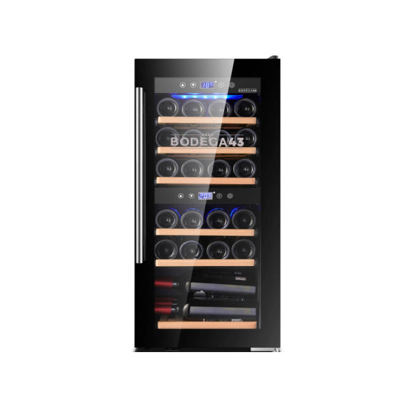 Bodega43-24 Dual Zone Wine Cooler Front View