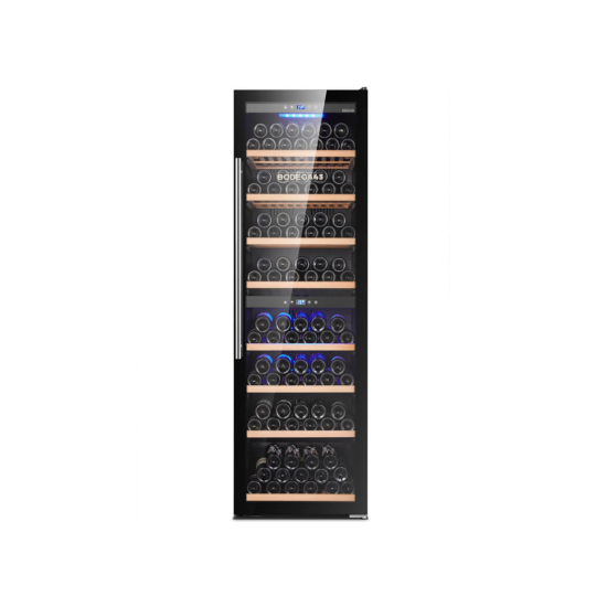 Bodega43 180 Bottle Capacity Dual Zone Wine Cooler Front View