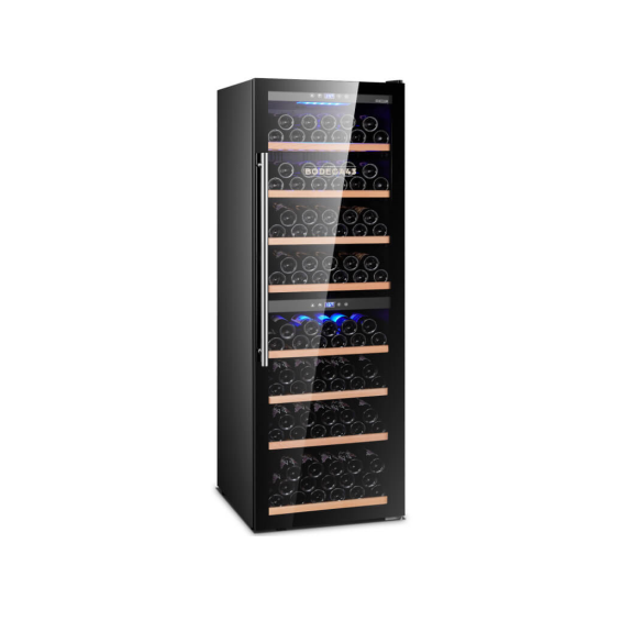 Bodega43 180 Bottle Capacity Dual Zone Wine Cooler Open