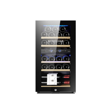 Bodega43-22 Dual Zone Wine Cooler Front View