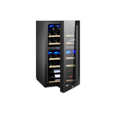 Bodega43-22 Dual Zone Wine Cooler Open