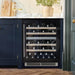 Caple WI6155 Undercounter Dual Zone Wine Cooler Front View