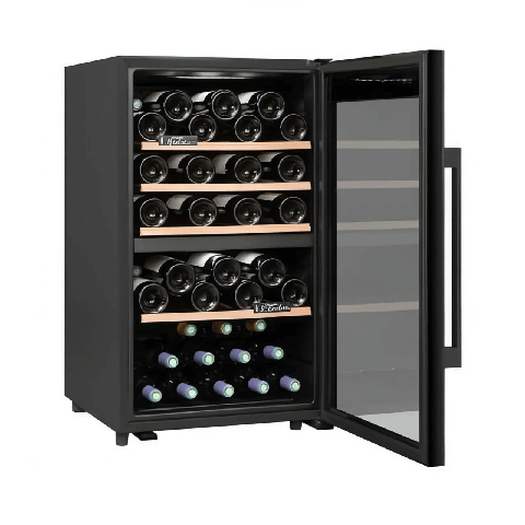 Climadiff 56 Bottle Dual Zone Freestanding Wine Cooler - CLD55B1