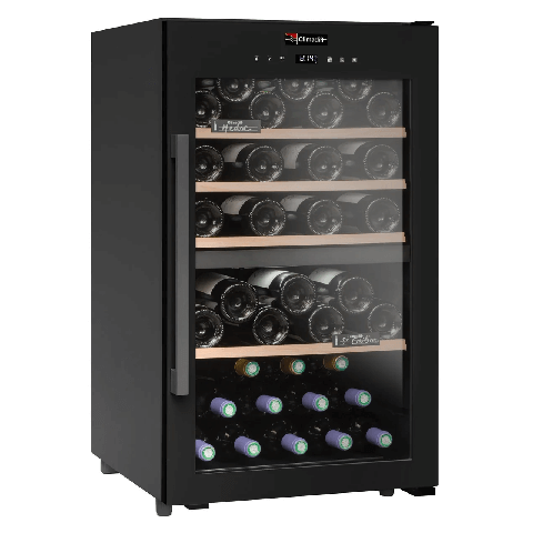 Climadiff 56 Bottle Dual Zone Freestanding Wine Cooler - CLD55B1