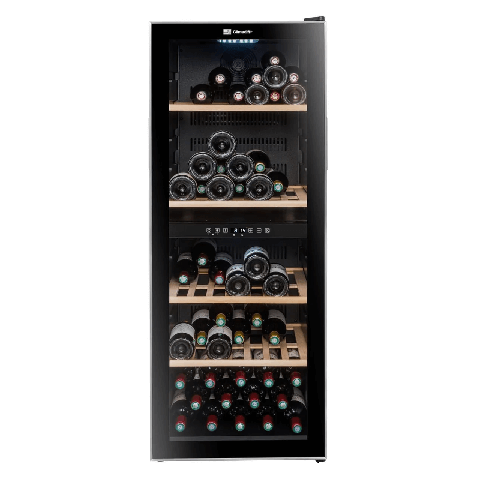 Climadiff 91 Bottle Dual Zone Freestanding Wine Cooler - CD90B1