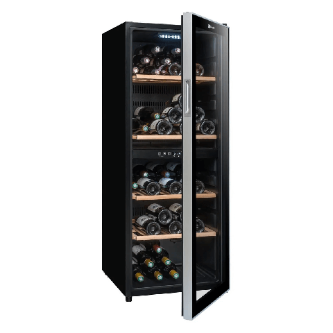 Climadiff 91 Bottle Dual Zone Freestanding Wine Cooler - CD90B1