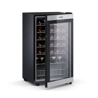 DOMETIC C35F - 35 Bottle Freestanding Single Zone Wine Cooler Open