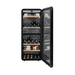 La Sommeliere 143 Bottle Dual Zone Freestanding Wine Cabinet APOGEE145DZ Front View Open