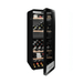 La Sommeliere 143 Bottle Dual Zone Freestanding Wine Cabinet APOGEE145DZ Front View Turned and Open