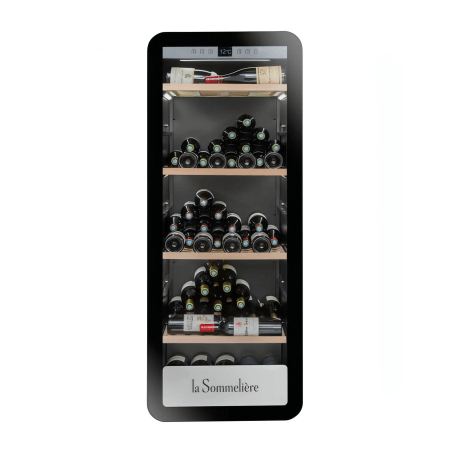 La Sommeliere 147 Bottle Single Zone Free Standing Wine Cabinet APOGEE150PV Front View