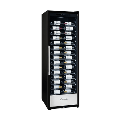 La Sommeliere 152 Bottle Dual Zone Freestanding Wine Cabinet PRO160N Front View