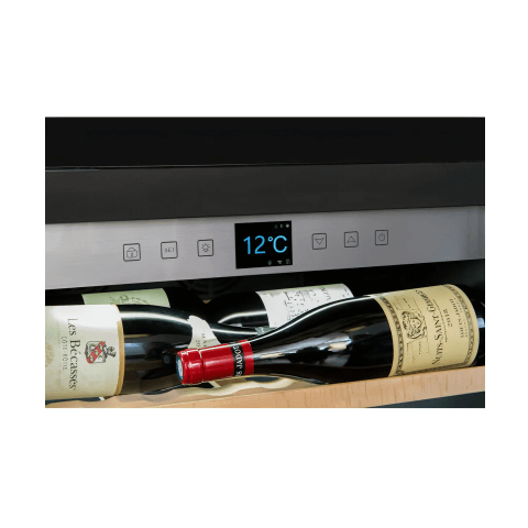 La Sommeliere 254 Bottle Single Zone Freestanding Wine Cabinet APOGEE255PV Close Up