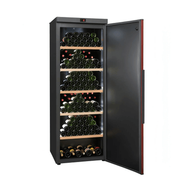 La Sommeliere 325 Bottle Single Zone Freestanding Wine Cabinet VIP330P Fully Open