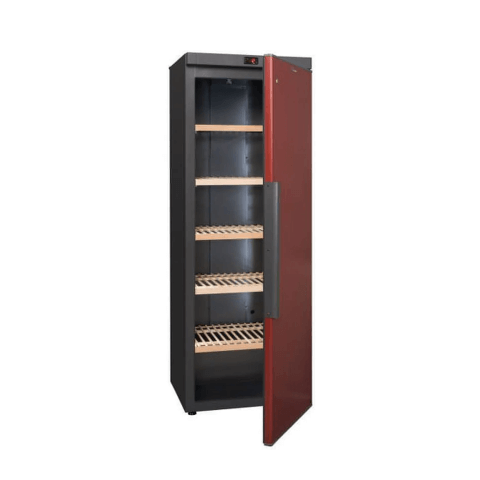 La Sommeliere 325 Bottle Single Zone Freestanding Wine Cabinet VIP330P Open and Empty