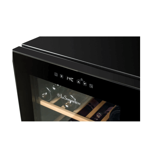 La Sommeliere 52 Bottle Freestanding Wine Fridge - LS52BLACKClose Up Top