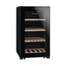 La Sommeliere 52 Bottle Freestanding Wine Fridge - LS52BLACK Empty