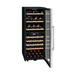 La Sommelière 75 Bottle Dual Zone Freestanding Wine Cooler - ECS81.2Z Fully Open and Turned