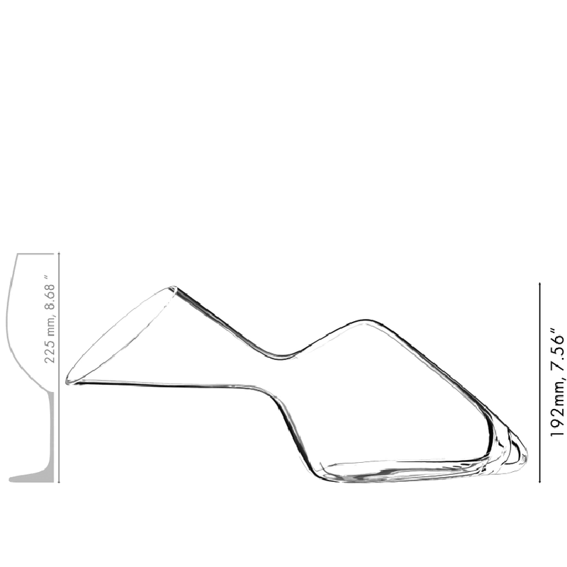 RIEDEL Tyrol Decanter With Dimensions